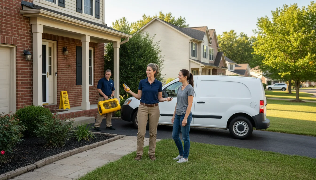 Water restoration image for Dehumidification And Cleanup Services in Springville, NY